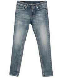 Dondup - Faded-Effect Turn-Up Cropped Jeans - Lyst