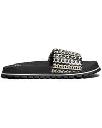 Marc Jacobs - Monogram Printed Slip-On Slides - Lyst