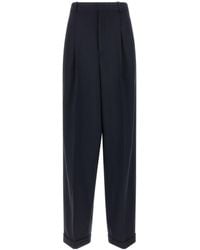 Polo Ralph Lauren - Pleated Wide Leg Trousers - Lyst