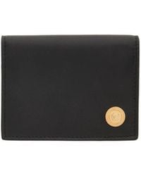 Versace - Logo Plaque Bi-Fold Wallet - Lyst