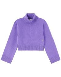 Ganni - Wool Turtleneck Jumper - Lyst