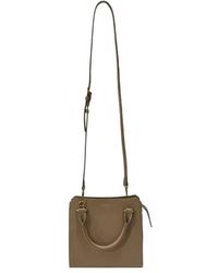 Burberry - Double Handle Shoulder Bag - Lyst