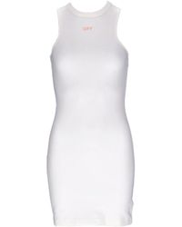 Off-White c/o Virgil Abloh - Sleek Rowing Crewnek Sleeveless Mini Dress - Lyst