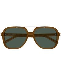 Saint Laurent - Eyewear Square Frame Sunglasses - Lyst