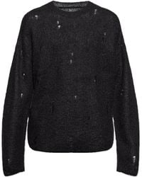 AllSaints - Edgin Distressed Knitwear - Lyst