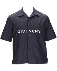 Givenchy - Logo Printed Short-Sleeved Shirt - Lyst