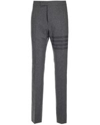 Thom Browne - Tonal -Bar Flannel Trousers - Lyst
