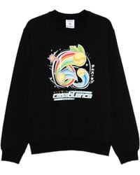 CASABLANCA - Cotton Sweatshirt With Print - Lyst