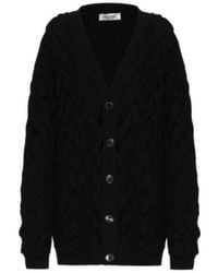 Valentino - Button Knitted Cardigan - Lyst