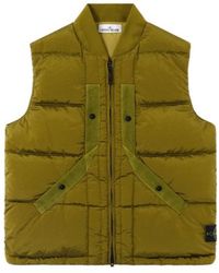 Stone Island - Zipped Quilted Vest - Lyst