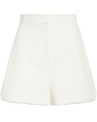 Max Mara - Orbita Cotton Blend Shorts - Lyst