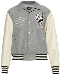 DSquared² - Houndstooth Patch Varsity Jacket - Lyst