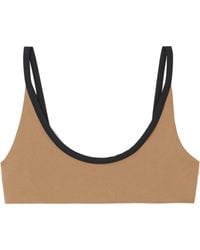 Marysia Swim - Calacatta Two-Tone Bikini Top - Lyst