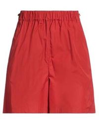 Max Mara - Elastic-Waist Wide-Leg Shorts - Lyst