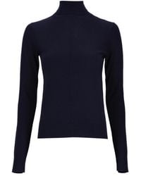 Chloé - Chloé Logo Embroidered Turtleneck Knit Jumper - Lyst