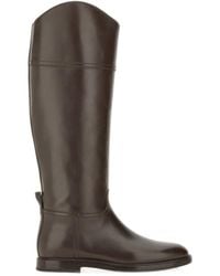 Brunello Cucinelli - Zip Detailed Boots - Lyst