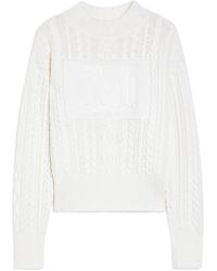 Max Mara - Miranda Crewneck Knitted Jumper - Lyst
