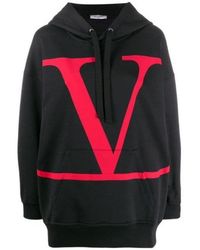 Valentino - Vlogo Print Hoodie - Lyst