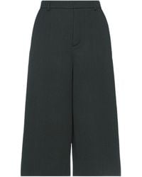 Saint Laurent - Solid Color Wool Casual Pants - Lyst