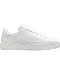 Bally - Round Toe Lace-Up Sneakers - Lyst