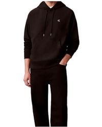 Calvin Klein - Logo-Detail Cotton Hoodie - Lyst