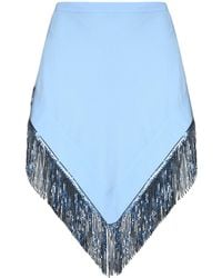 Rabanne - Chainmail-Embellishment Asymmetric Skirt - Lyst