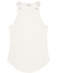 Courreges - Courrèges Buckle 90's Rib Tank Top - Lyst