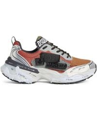 DSquared² - Logo-Patch Lace-Up Sneakers - Lyst