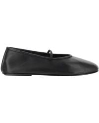The Row - Elasticated-Strap Ballerina Flats - Lyst