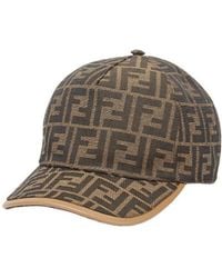 Fendi - Ff Jacquard Curved-Peak Baseball Cap - Lyst