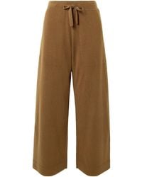 LeKasha - Suria Organic Cashmere Wide-Leg Pants - Lyst