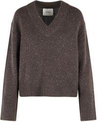 Lisa Yang - Anella V-Neck Ribbed Jumper - Lyst