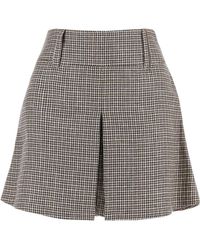 Brunello Cucinelli - Mid-Rise Check-Printed Shorts - Lyst
