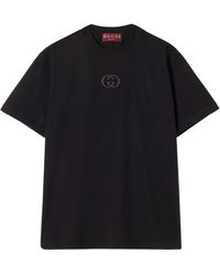 Gucci - Cotton Jersey T-Shirt - Lyst