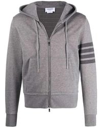 Thom Browne - Tonal-Bar Hooded Jacket - Lyst