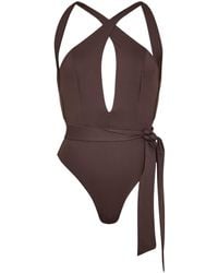 Max Mara - Cristel Scoop Neck Swimsuit - Lyst