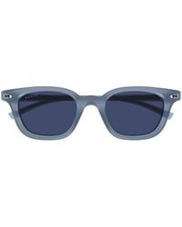 Gucci - Eyewear Oval Frame Sunglasses - Lyst