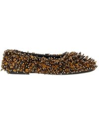 Dries Van Noten - Beaded Ballet Flats - Lyst