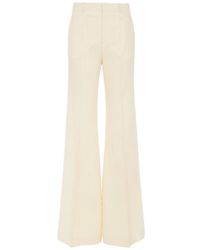 Chloé - Chloé Wide-Leg Tailored Trousers - Lyst