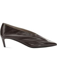KHAITE - Pointed Toe Slip-On Pumps - Lyst