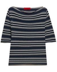 MAX&Co. - Crepe Knitted T-Shirt - Lyst