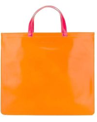 Comme des Garçons - Comme Des Garçons Wallet Logo Tote Bag - Lyst