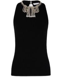 Rabanne - Rabanne Embellished Sleeveless Top - Lyst