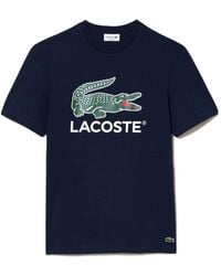 Lacoste - Cotton Shortsleeve Tshirt - Lyst