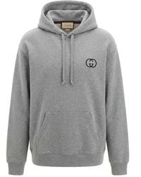 Gucci - Drawstring Long-Sleeved Hoodie - Lyst