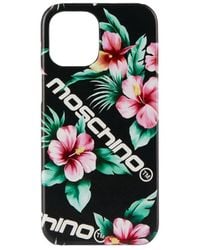 Moschino - Flowers Logo Iphone 12 Pro Max Mobile Phone Case - Lyst