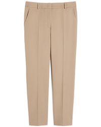 Weekend by Maxmara - Wkdvite Cropped Cigarette Trousers - Lyst