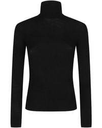 P.A.R.O.S.H. - P.A.R.O..H. Ribbed Turtleneck Knitted Jumper - Lyst