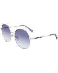 Longchamp - Round Frame Sunglasses - Lyst