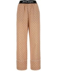 Palm Angels - Linen Blend Wide-Leg Pant - Lyst